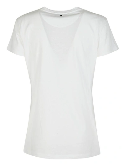 Shop Valentino Waveslover T-shirt In 0bo White