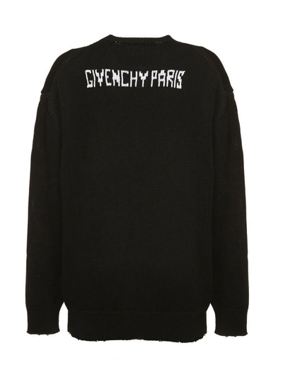 Shop Givenchy 4g Emblem Jumper In Nero Bianco