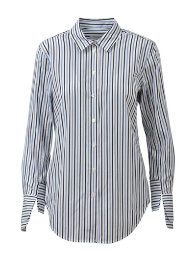 Shop Equipment Essential Striped Shirt In White/blue