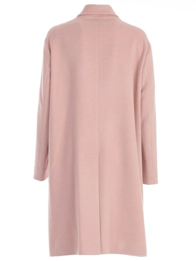 Shop Dsquared2 Single-breasted Coat In Pink