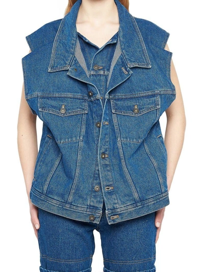Shop Y/project Vest In Blue
