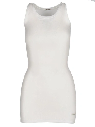 MIU MIU CANOTTA WHITE 10577325