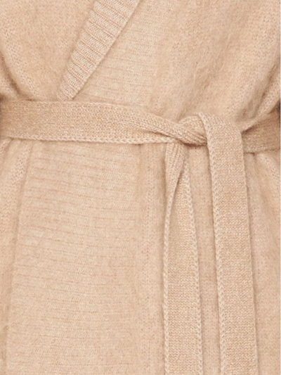 Shop Agnona Cardigan In Beige