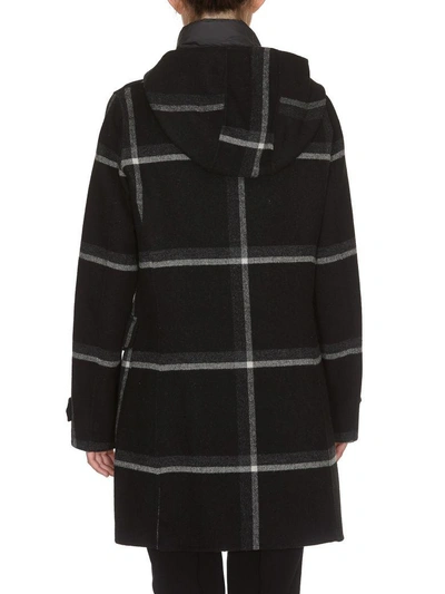Shop Woolrich Marcy Coat In Black Check