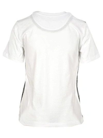 Shop Philosophy Di Lorenzo Serafini Philosophy Tshirt Lace In White + Black