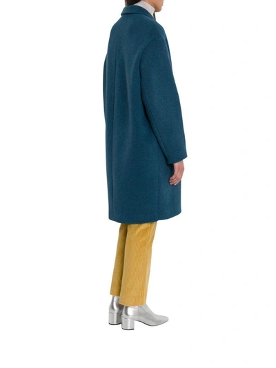 Shop Isabel Marant Oversize Jacket In Azzurro
