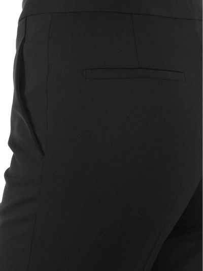 Shop Maison Margiela Wool Blend Trousers In Black