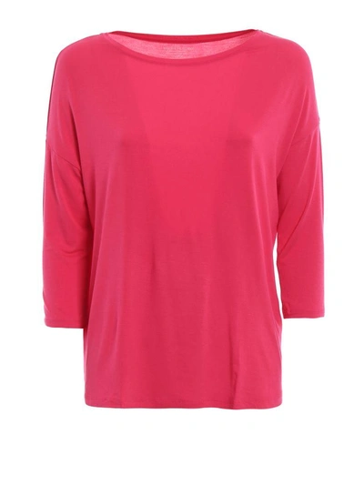 Shop Majestic Long-sleeved Top In Pink
