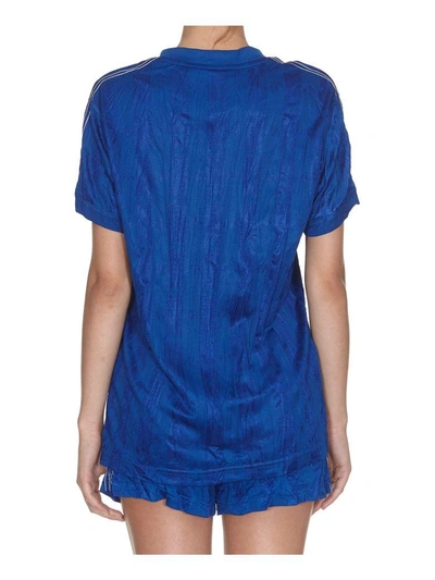 Shop Adidas Originals By Alexander Wang Jersey T-shirt In Blue
