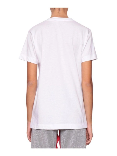 Shop Circus Hotel Peace Cotton T-shirt In Bianco