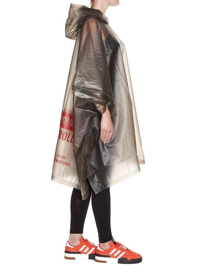 Shop Adidas Originals By Alexander Wang Poncho In Grey