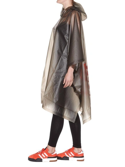 Shop Adidas Originals By Alexander Wang Poncho In Grey