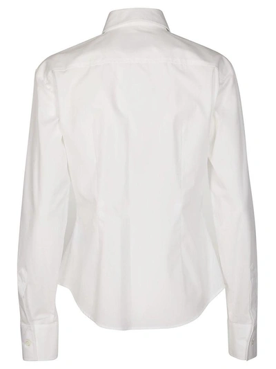 Shop Vivienne Westwood Embroidered Logo Shirt In White