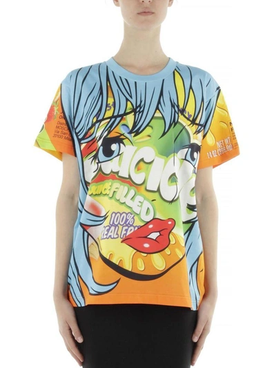 Shop Moschino Tshirt In Multicolor
