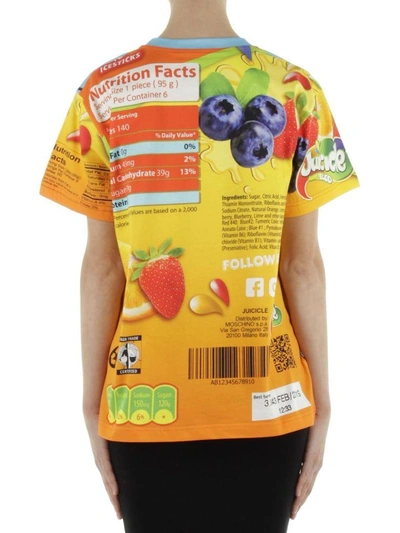 Shop Moschino Tshirt In Multicolor