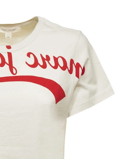 Shop Marc Jacobs Printed Logo T-shirt In Basic