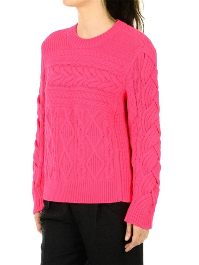 Shop Burberry Sweater In Pink