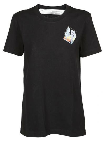 Shop Off-white Printed T-shirt In Black