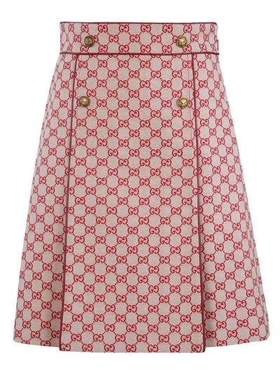 Shop Gucci Gg A-line Skirt