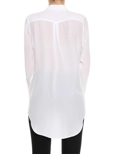 Shop Equipment Silk Classic Shirt In Bianco