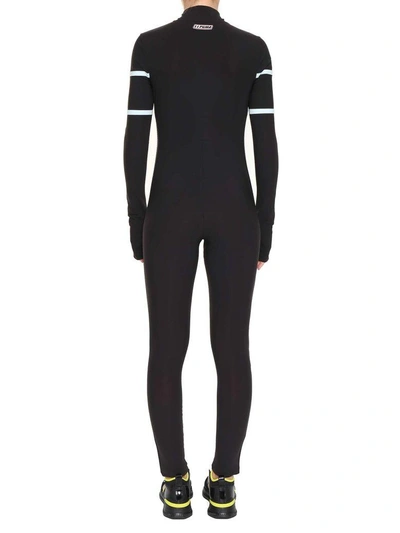 Fenty X Logo Printed Nylon Racing Jumpsuit In Black ModeSens