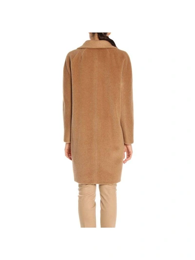 Shop Max Mara S  Coat Coat Women S  In Camel