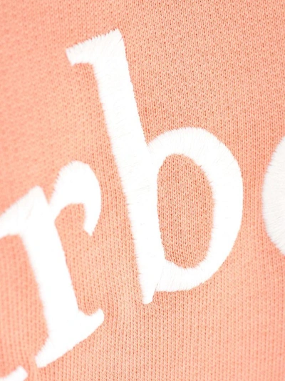 Shop Burberry Archive Logo Sweatshirt In Apale Apricot