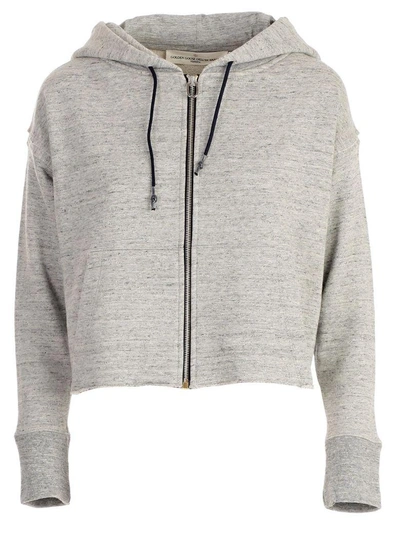 Shop Golden Goose Logo Print Hoodie In Basic