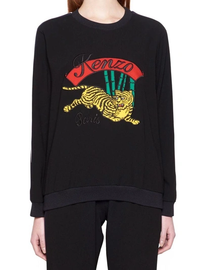 Shop Kenzo Sweatshirt In Black