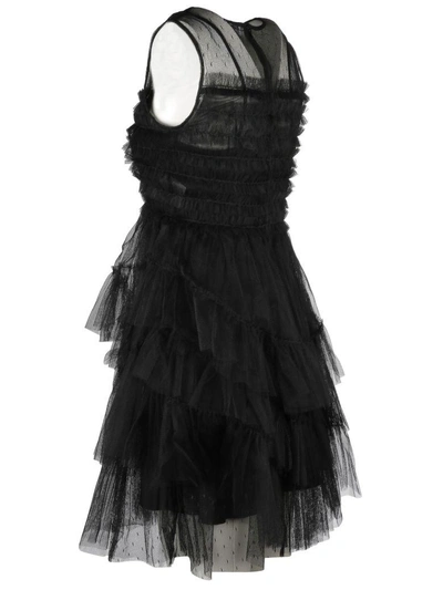 Shop Red Valentino Flounced Tulle Dress In 0no