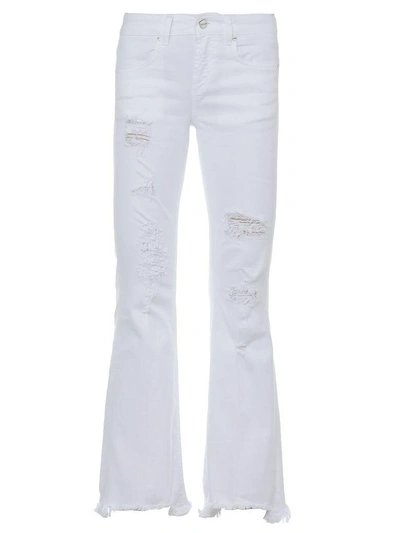 Shop Dondup Cotton Jeans In White