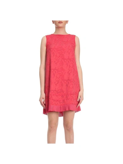 Shop Emporio Armani Dress Dress Women  In Coral