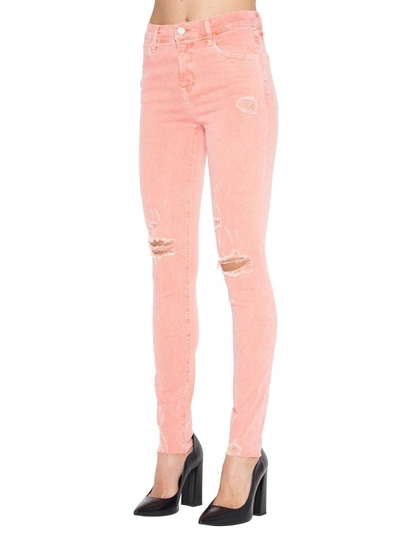 Shop J Brand Maria Jeans In Pink