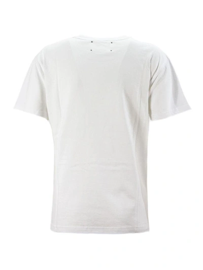 Shop Alberta Ferretti "it's A Wonderful Day" T-shirt In White Cotton. In Bianco