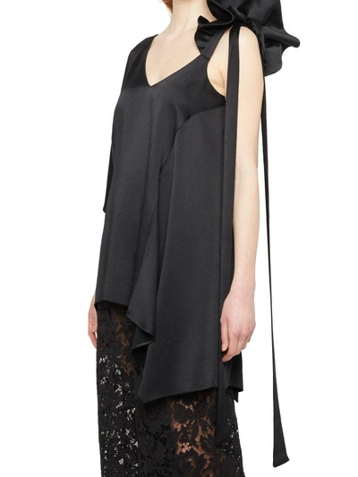 Shop Valentino Top In Black