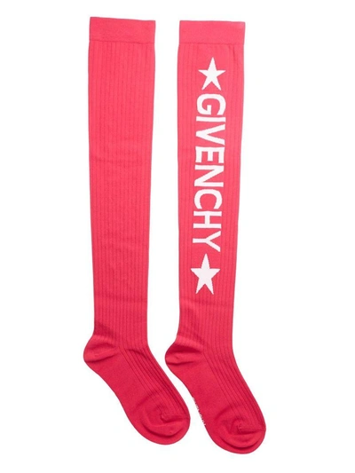 Shop Givenchy Socks In Fuchsia