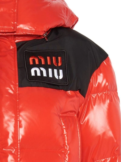 Shop Miu Miu Jacket In Red