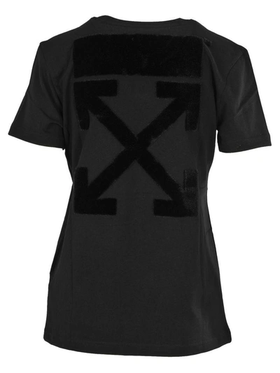 Shop Off-white Off White Arrow Casual Tee In Black/black