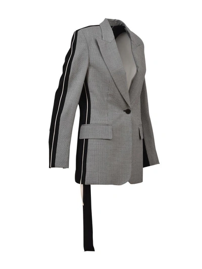 Shop Stella Mccartney Victoria Two-tone Jacket In Black