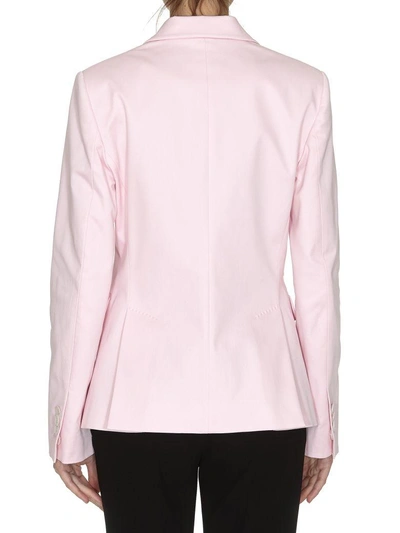 Shop Dsquared2 Twill Cotton Blazer In Pink