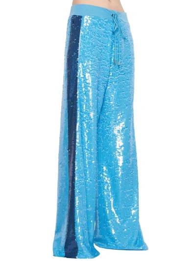 Shop Alberta Ferretti Raimbow Week Pants In Light Blue