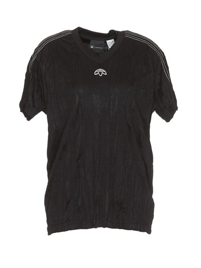 Shop Adidas Originals By Alexander Wang Jersey T-shirt In Black