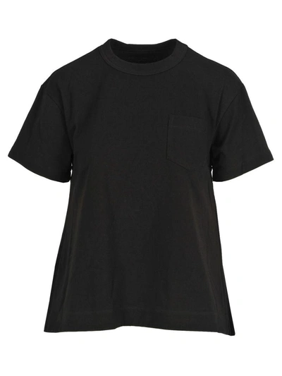Shop Sacai Tshirt In Black