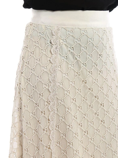GUCCI MACRAME GG SKIRT 10618002