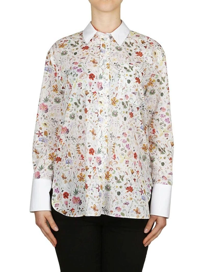 Shop Paul Smith Floral Printed Shirt In Fantasia