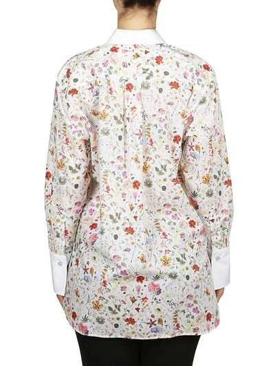 Shop Paul Smith Floral Printed Shirt In Fantasia