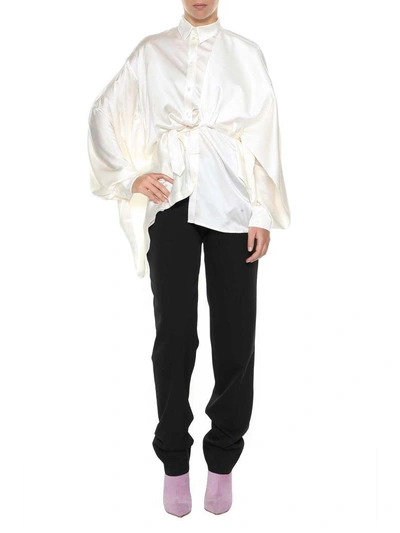 Shop Y/project Satin Shirt In White