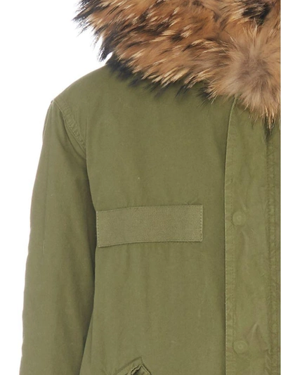 Shop Mr & Mrs Italy Parka In Green