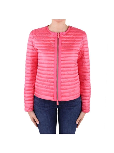 Shop Save The Duck Down Jacket In Coral