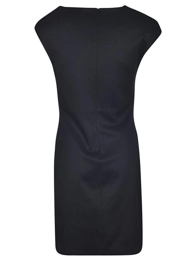 Shop Helmut Lang Shift Dress In Black